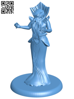 Cthulian Cultist H006360 file stl free download 3D Model for CNC and 3d printer