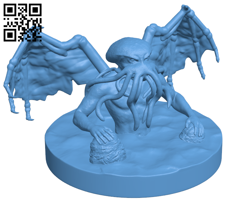Cthulu H006182 file stl free download 3D Model for CNC and 3d printer
