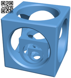 Cube in a cube H006240 file stl free download 3D Model for CNC and 3d printer