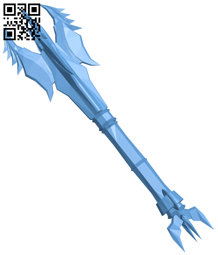 Daedric Mace from Skyrim H005874 file stl free download 3D Model for CNC and 3d printer