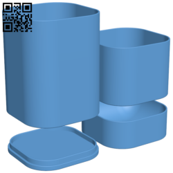Desk Organizer H006243 file stl free download 3D Model for CNC and 3d printer