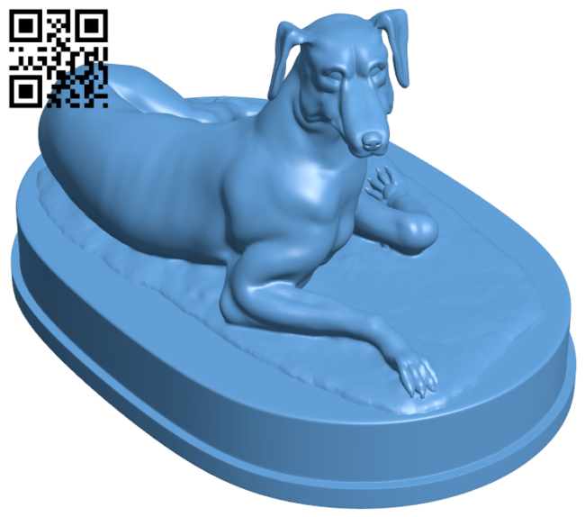 Dog H006482 file stl free download 3D Model for CNC and 3d printer