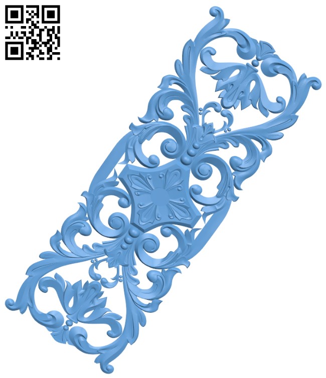 Door pattern T0000472 download free stl files 3d model for CNC wood carving