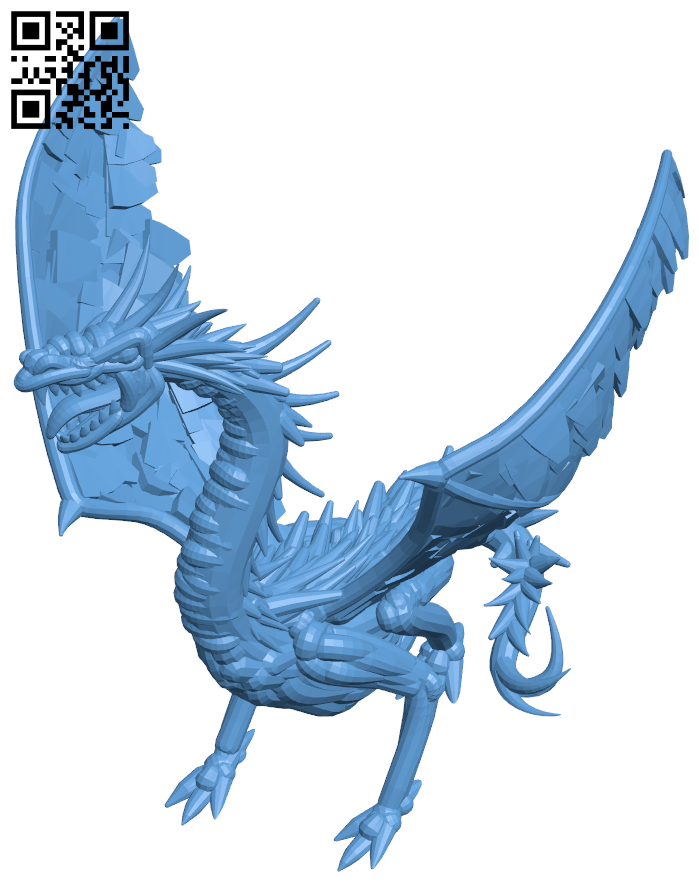 Dragon H006537 file stl free download 3D Model for CNC and 3d printer