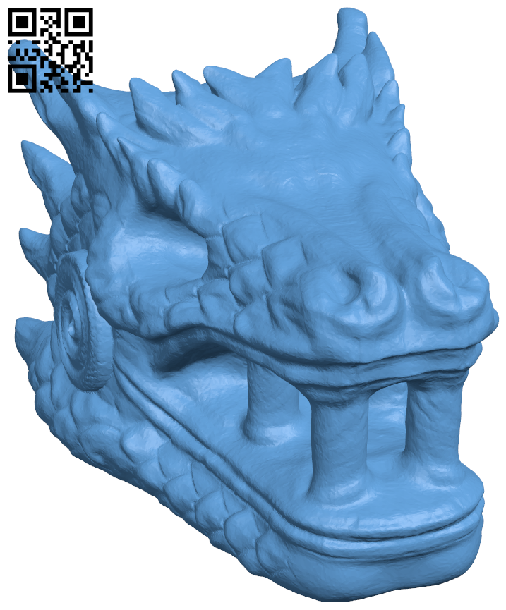 Dragonstone gate statue H006121 file stl free download 3D Model for CNC and 3d printer
