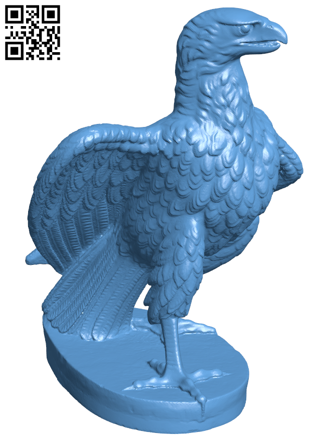 Eagle H005820 file stl free download 3D Model for CNC and 3d printer