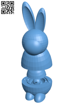 Easter Bunny Babushka H006367 file stl free download 3D Model for CNC and 3d printer