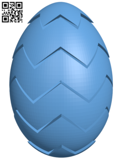 Easter Egg H006424 file stl free download 3D Model for CNC and 3d printer
