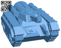 Epic scale hellhound flame tank H006488 file stl free download 3D Model for CNC and 3d printer