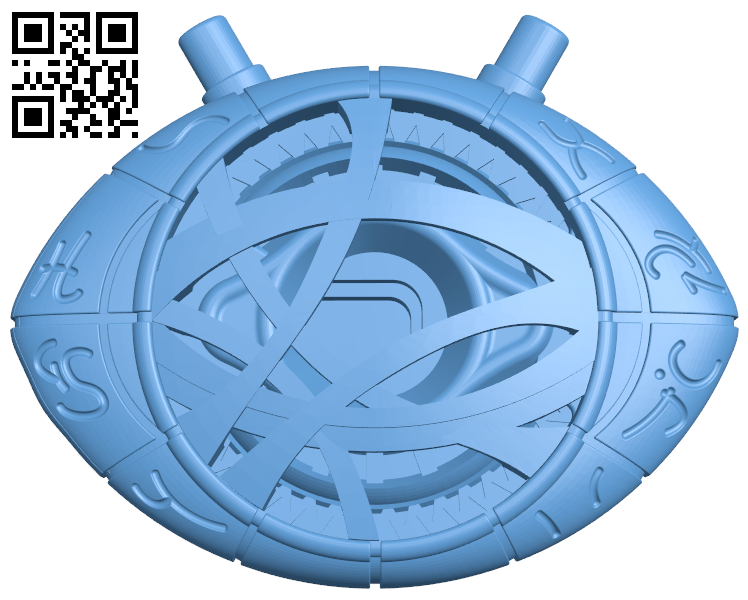 Eye of Agamotto – Doctor Strange H006426 file stl free download 3D Model for CNC and 3d printer