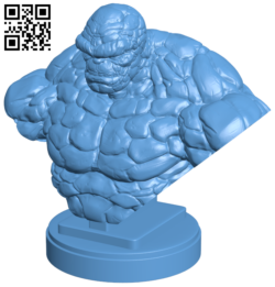 FF4 Thing Bust H006606 file stl free download 3D Model for CNC and 3d printer