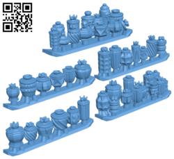 Fancy Jars H005770 file stl free download 3D Model for CNC and 3d printer