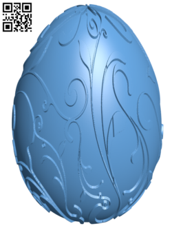 Floral easter egg lamp H006075 file stl free download 3D Model for CNC and 3d printer