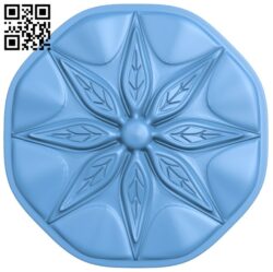 Flower pattern T0000252 download free stl files 3d model for CNC wood carving