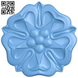 Flower pattern T0000253 download free stl files 3d model for CNC wood carving