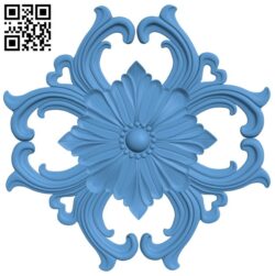 Flower pattern T0000300 download free stl files 3d model for CNC wood carving