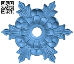 Flower pattern T0000301 download free stl files 3d model for CNC wood carving