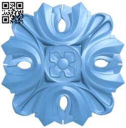 Flower pattern T0000302 download free stl files 3d model for CNC wood carving