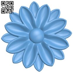 Flower pattern T0000383 download free stl files 3d model for CNC wood carving