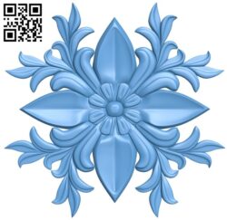 Flower pattern T0000458 download free stl files 3d model for CNC wood carving