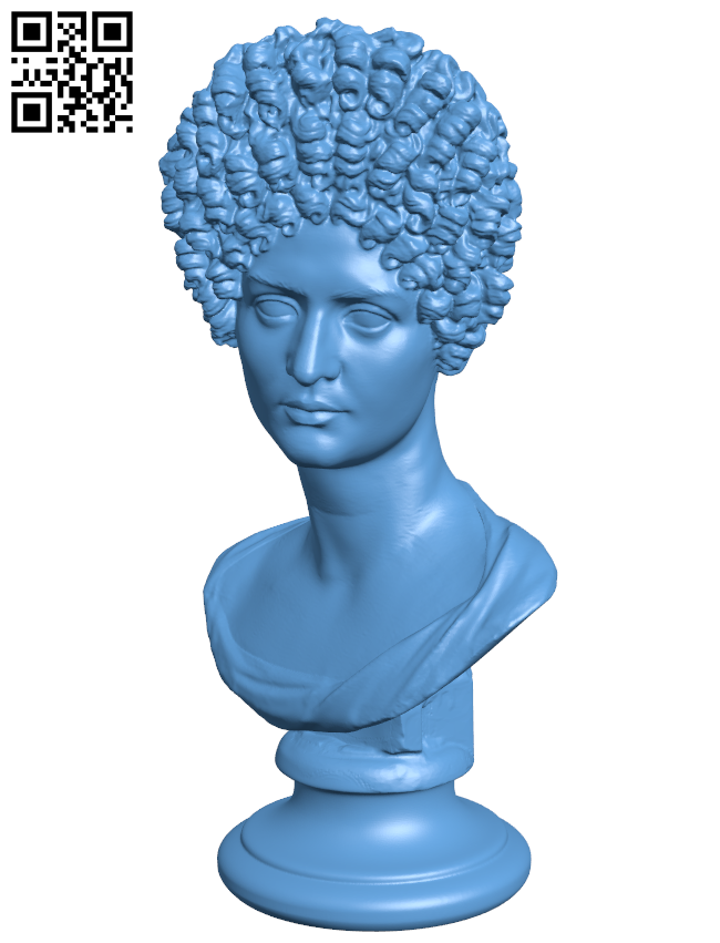 Fonseca Bust H006005 file stl free download 3D Model for CNC and 3d printer