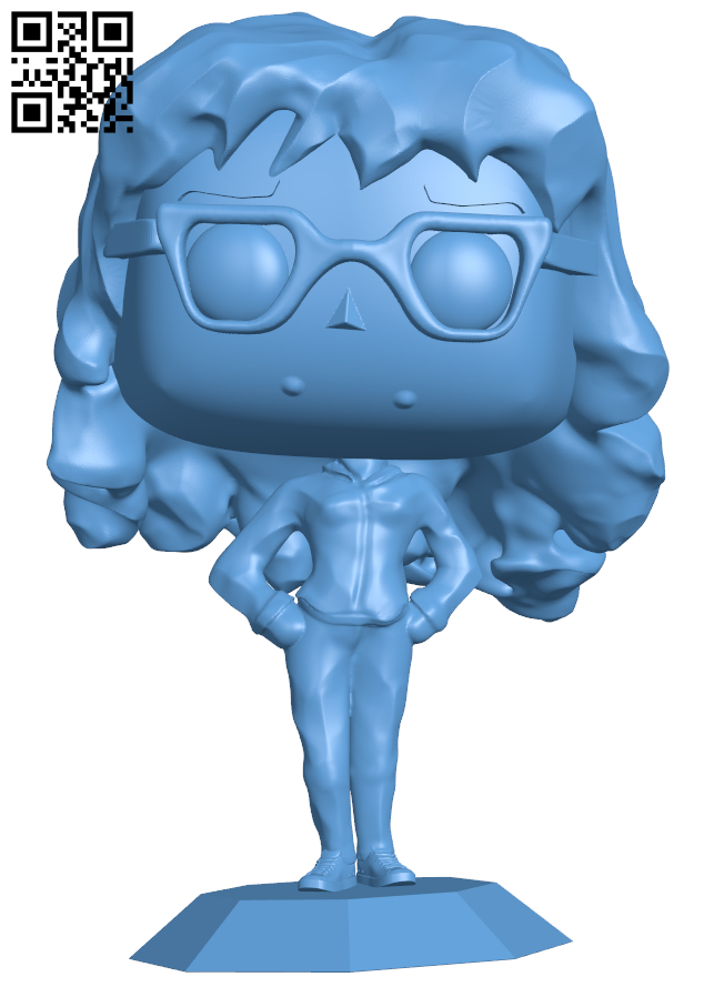 Funko Pop Girl H006428 file stl free download 3D Model for CNC and 3d printer