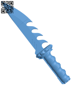 Gears Of War Knife H006302 file stl free download 3D Model for CNC and 3d printer