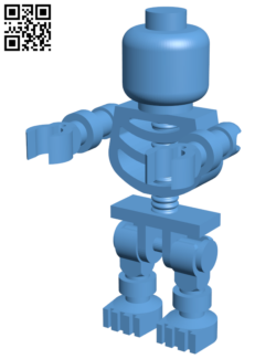 Giant Lego Skeleton H005773 file stl free download 3D Model for CNC and 3d printer