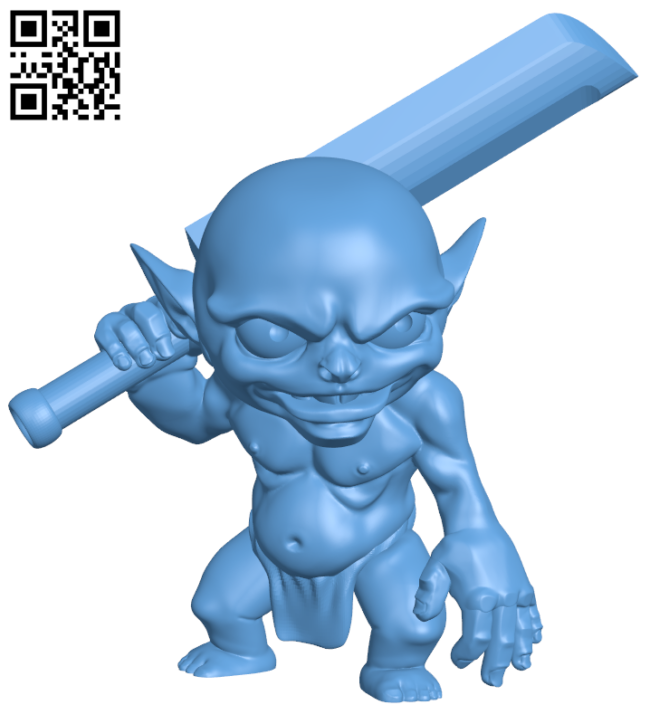 Goblin H005827 file stl free download 3D Model for CNC and 3d printer