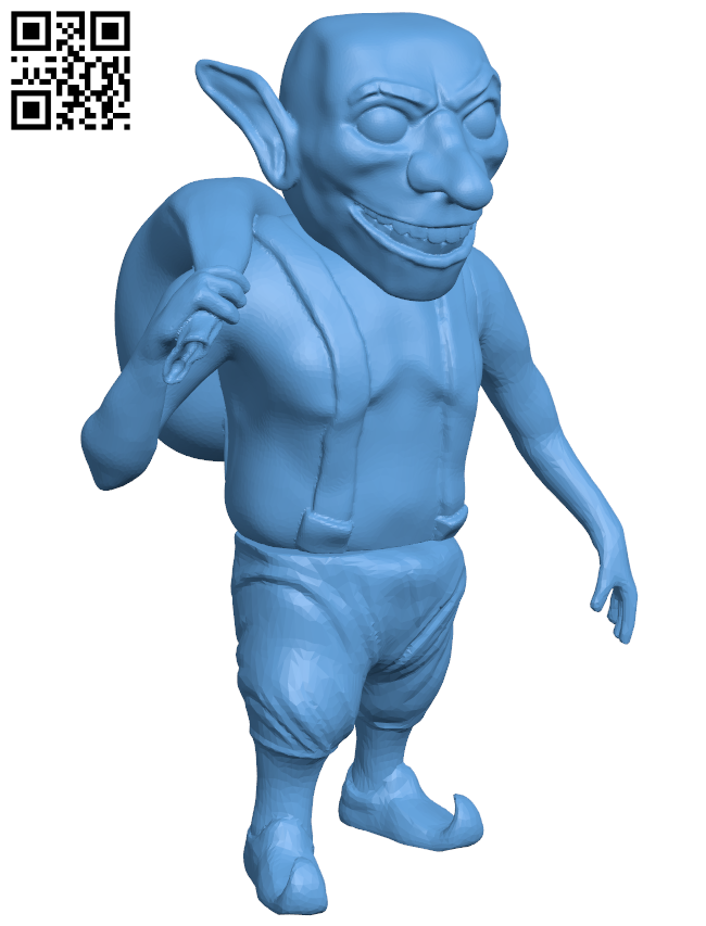 Goblin H005880 file stl free download 3D Model for CNC and 3d printer