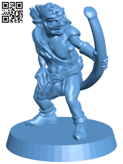 Goblin archer H006006 file stl free download 3D Model for CNC and 3d printer