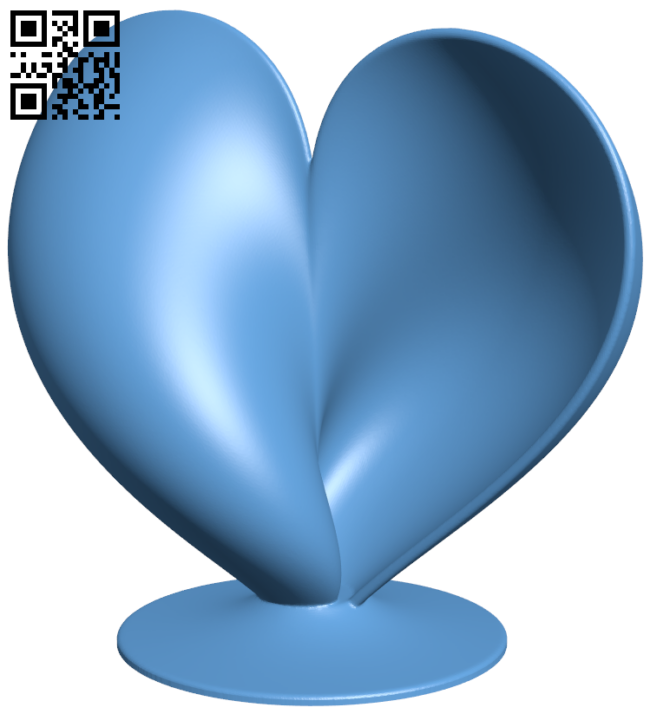 Heart H006610 file stl free download 3D Model for CNC and 3d printer