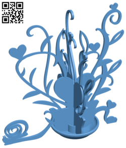 Heart tree H006377 file stl free download 3D Model for CNC and 3d printer