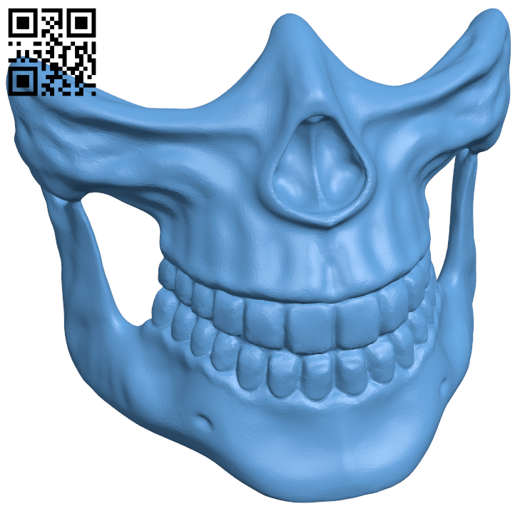 Higgs' Skull Mask H006309 file stl free download 3D Model for CNC and 3d printer