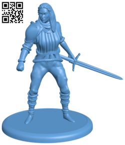 Human Fighter H006495 file stl free download 3D Model for CNC and 3d printer