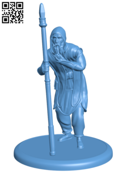 Human Wizard H006380 file stl free download 3D Model for CNC and 3d printer