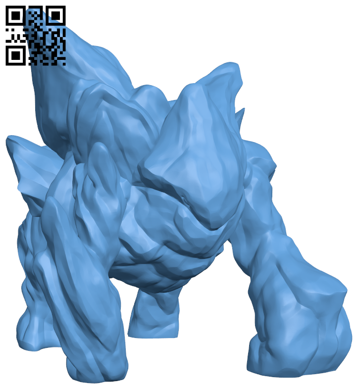 Ice Golem H005950 file stl free download 3D Model for CNC and 3d printer