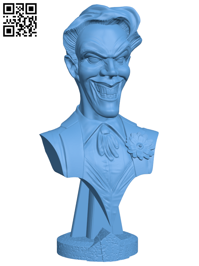 Joker H006497 file stl free download 3D Model for CNC and 3d printer