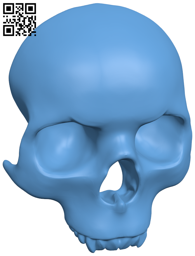 LED Skull Clip H006382 file stl free download 3D Model for CNC and 3d printer