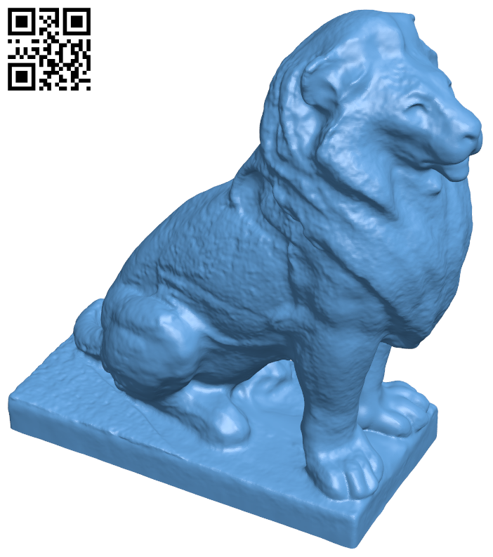 Lion H005782 file stl free download 3D Model for CNC and 3d printer