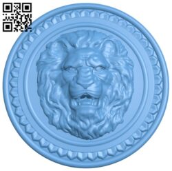 Lion head pattern T0000404 download free stl files 3d model for CNC wood carving