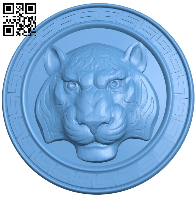Lion head pattern T0000405 download free stl files 3d model for CNC wood carving