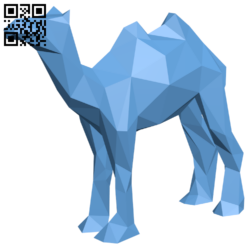 Low Poly Camel H005954 file stl free download 3D Model for CNC and 3d printer