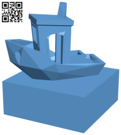 Low poly Benchy H006553 file stl free download 3D Model for CNC and 3d printer
