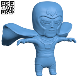 Magneto Chibi – X-Men H005895 file stl free download 3D Model for CNC and 3d printer