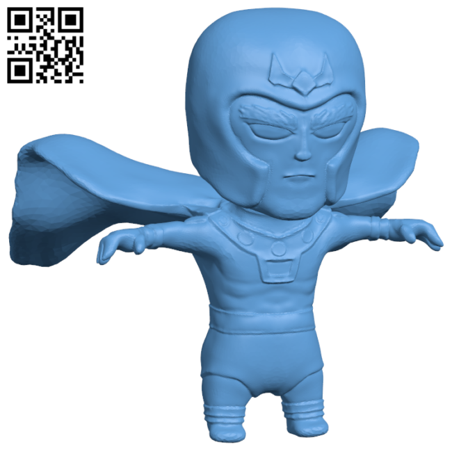 Magneto Chibi - X-Men H005895 file stl free download 3D Model for CNC and 3d printer