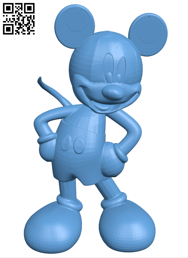 Mickey Mouse H006085 file stl free download 3D Model for CNC and 3d printer