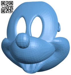 Mickey Mouse Mask H005784 file stl free download 3D Model for CNC and 3d printer