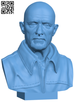 Mike Ehrmantraut bust H006388 file stl free download 3D Model for CNC and 3d printer