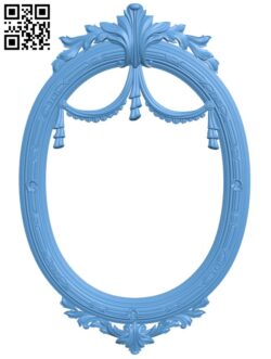 Mirror frame pattern T0000460 download free stl files 3d model for CNC wood carving
